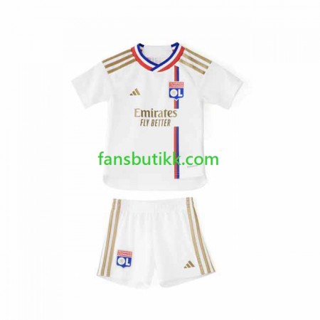 Fotballdrakt Olympique Lyonnais Barn Hjemmetrøye 2023-2024 Kortermet